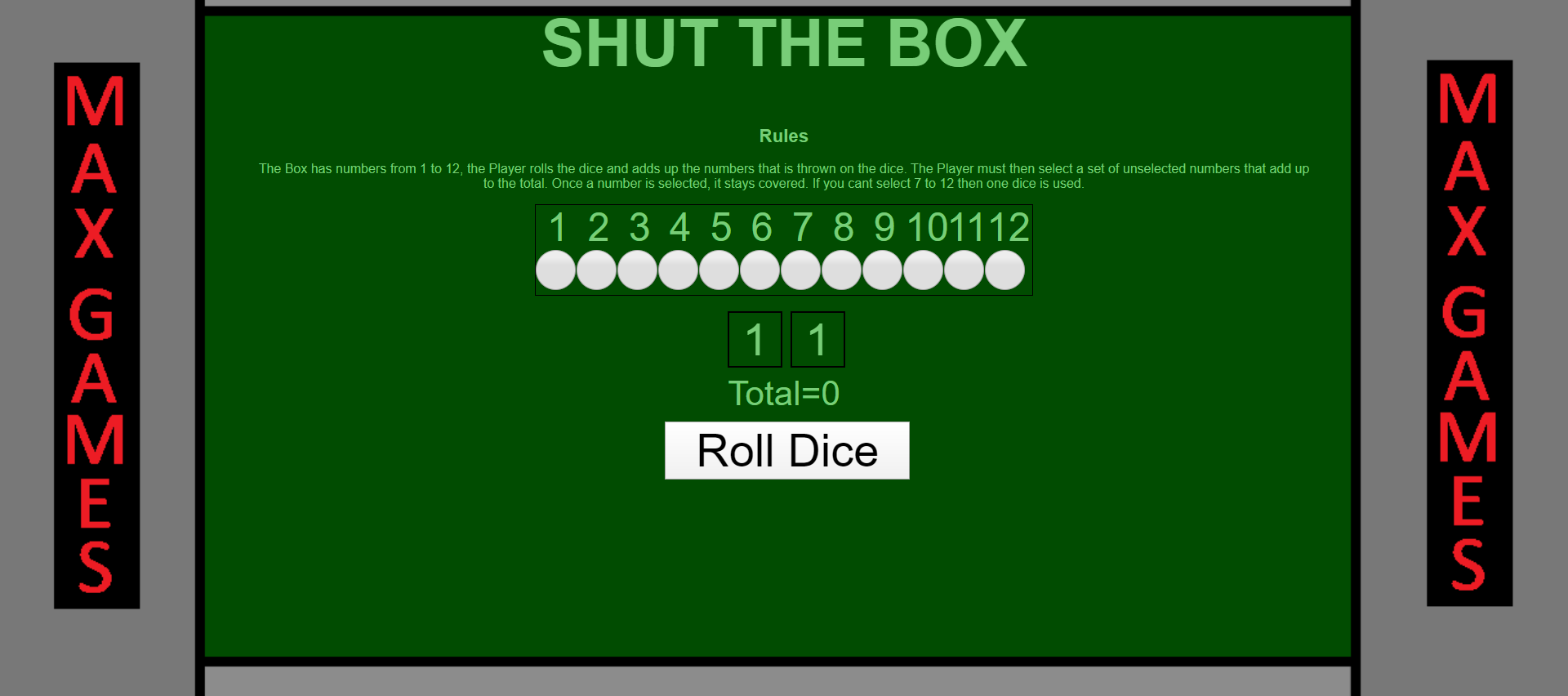 Shut the Box